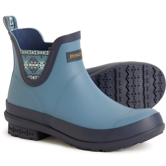 NEW Pendleton Desert Dawn Chelsea Rain Boots - Waterproof For Women in blue 254 - Picture 3 of 7